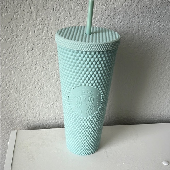 Starbucks Venti Matte Green Studded Tumbler - Picture 1 of 5